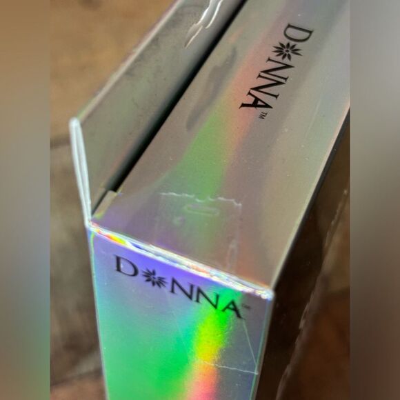 Donna Set Of 3 Shower & Conditioning Silky Satin Cap Waterproof Red Blue Black - Picture 4 of 6